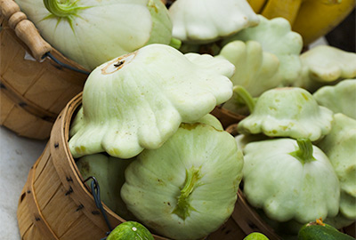 Patty pan or scalloped squash